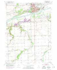 Download a high-resolution, GPS-compatible USGS topo map for Morris, IL (1974 edition)