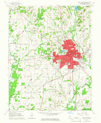 Download a high-resolution, GPS-compatible USGS topo map for Mount Vernon, IL (1966 edition)