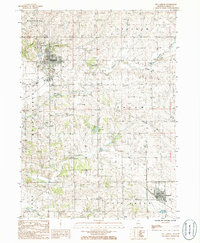 Download a high-resolution, GPS-compatible USGS topo map for Mt Carroll, IL (1986 edition)