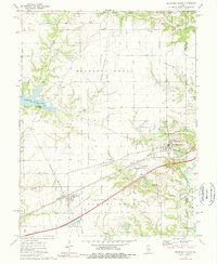 Download a high-resolution, GPS-compatible USGS topo map for Mulberry Grove, IL (1977 edition)
