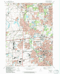 Download a high-resolution, GPS-compatible USGS topo map for Naperville, IL (1994 edition)