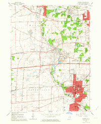 Download a high-resolution, GPS-compatible USGS topo map for Naperville, IL (1964 edition)