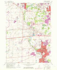 Download a high-resolution, GPS-compatible USGS topo map for Naperville, IL (1973 edition)
