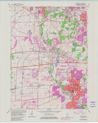Download a high-resolution, GPS-compatible USGS topo map for Naperville, IL (1981 edition)