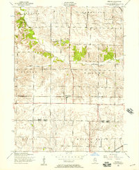 Download a high-resolution, GPS-compatible USGS topo map for Nekoma, IL (1957 edition)