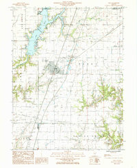 Download a high-resolution, GPS-compatible USGS topo map for Neoga, IL (1985 edition)
