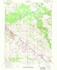 Download a high-resolution, GPS-compatible USGS topo map for New Athens East, IL (1969 edition)