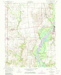 Download a high-resolution, GPS-compatible USGS topo map for New Athens West, IL (1982 edition)