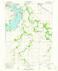 preview thumbnail of historical topo map of Sangamon County, IL in 1961