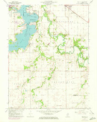 preview thumbnail of historical topo map of Sangamon County, IL in 1961