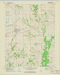 Download a high-resolution, GPS-compatible USGS topo map for Noble, IL (1973 edition)
