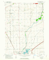 Download a high-resolution, GPS-compatible USGS topo map for Normantown, IL (1963 edition)