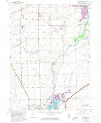 Download a high-resolution, GPS-compatible USGS topo map for Normantown, IL (1974 edition)