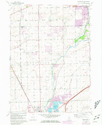 Download a high-resolution, GPS-compatible USGS topo map for Normantown, IL (1981 edition)