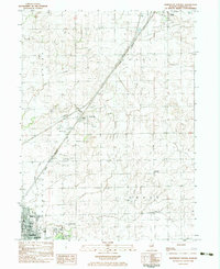 Download a high-resolution, GPS-compatible USGS topo map for Northeast Pontiac, IL (1983 edition)