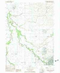 Download a high-resolution, GPS-compatible USGS topo map for Northwest Pontiac, IL (1983 edition)