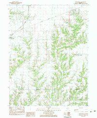 Download a high-resolution, GPS-compatible USGS topo map for Nortonville, IL (1983 edition)