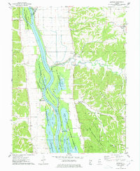 Download a high-resolution, GPS-compatible USGS topo map for Nutwood, IL (1978 edition)