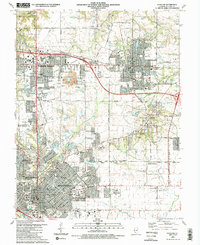 Download a high-resolution, GPS-compatible USGS topo map for OFallon, IL (1991 edition)
