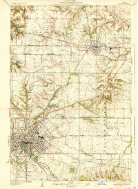 1937 Map of Belleville, IL