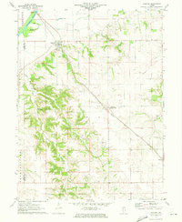 Download a high-resolution, GPS-compatible USGS topo map for Oakford, IL (1973 edition)