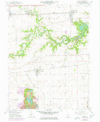Download a high-resolution, GPS-compatible USGS topo map for Oakwood, IL (1978 edition)