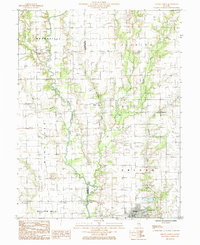 preview thumbnail of historical topo map of Crawford County, IL in 1985