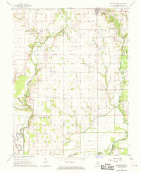 preview thumbnail of historical topo map of Crawford County, IL in 1968