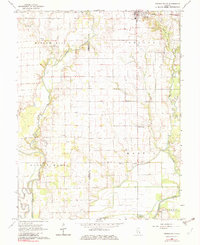 preview thumbnail of historical topo map of Crawford County, IL in 1968