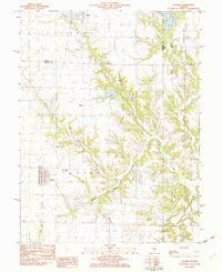 Download a high-resolution, GPS-compatible USGS topo map for Oconee, IL (1982 edition)