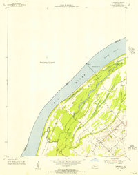 Download a high-resolution, GPS-compatible USGS topo map for Olmsted, IL (1955 edition)