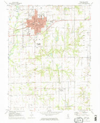 Download a high-resolution, GPS-compatible USGS topo map for Olney, IL (1973 edition)