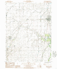 Download a high-resolution, GPS-compatible USGS topo map for Onarga West, IL (1986 edition)