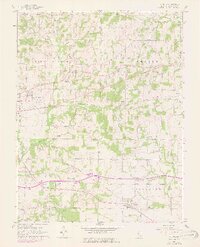 1964 Map of Opdyke, 1978 Print