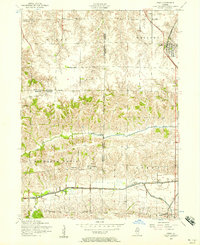 Download a high-resolution, GPS-compatible USGS topo map for Orion, IL (1957 edition)