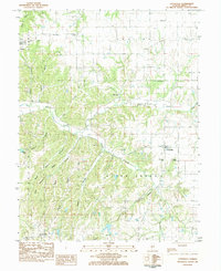 Download a high-resolution, GPS-compatible USGS topo map for Otterville, IL (1984 edition)
