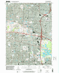 preview thumbnail of historical topo map of Palatine, IL in 1998