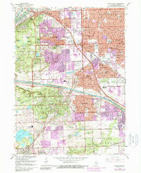 Download a high-resolution, GPS-compatible USGS topo map for Palos Park, IL (1988 edition)