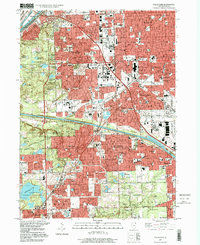 Download a high-resolution, GPS-compatible USGS topo map for Palos Park, IL (1999 edition)