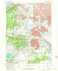 Download a high-resolution, GPS-compatible USGS topo map for Palos Park, IL (1965 edition)