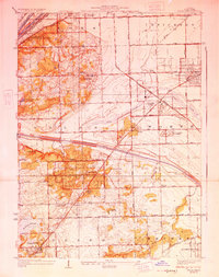 Download a high-resolution, GPS-compatible USGS topo map for Palos Park, IL (1928 edition)