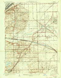 Download a high-resolution, GPS-compatible USGS topo map for Palos Park, IL (1933 edition)