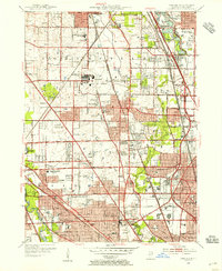 Download a high-resolution, GPS-compatible USGS topo map for Park Ridge, IL (1956 edition)