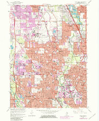 Download a high-resolution, GPS-compatible USGS topo map for Park Ridge, IL (1981 edition)