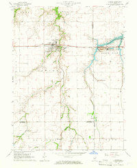 Download a high-resolution, GPS-compatible USGS topo map for Pawnee, IL (1966 edition)