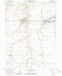 Download a high-resolution, GPS-compatible USGS topo map for Pawnee, IL (1983 edition)