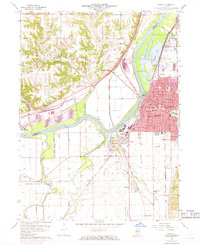 Download a high-resolution, GPS-compatible USGS topo map for Pekin, IL (1968 edition)