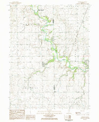 Download a high-resolution, GPS-compatible USGS topo map for Penfield, IL (1985 edition)