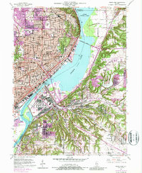 Download a high-resolution, GPS-compatible USGS topo map for Peoria East, IL (1987 edition)