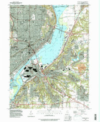 Download a high-resolution, GPS-compatible USGS topo map for Peoria East, IL (1997 edition)